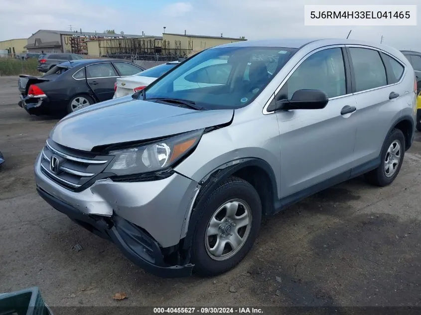 5J6RM4H33EL041465 2014 Honda Cr-V Lx