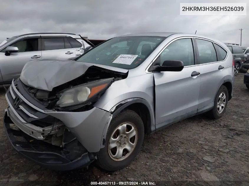 2014 Honda Cr-V Lx VIN: 2HKRM3H36EH526039 Lot: 40457113