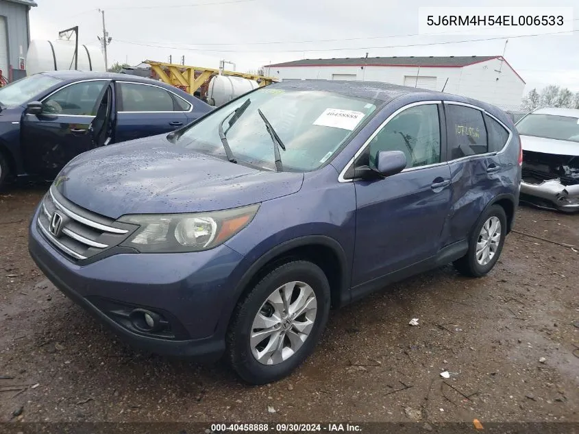 2014 Honda Cr-V Ex VIN: 5J6RM4H54EL006533 Lot: 40458888