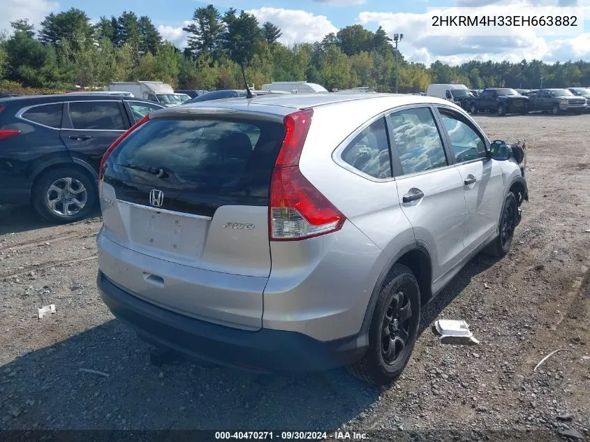 2HKRM4H33EH663882 2014 Honda Cr-V Lx