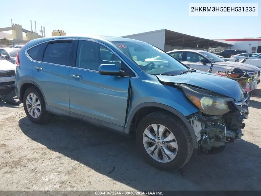 2014 Honda Cr-V Ex VIN: 2HKRM3H50EH531335 Lot: 40472246