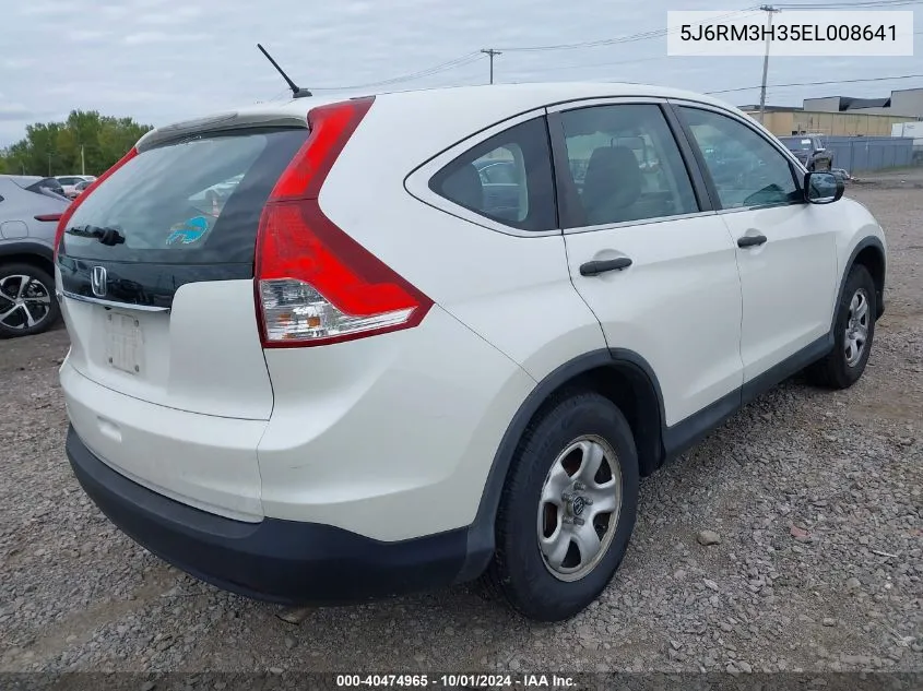 5J6RM3H35EL008641 2014 Honda Cr-V Lx