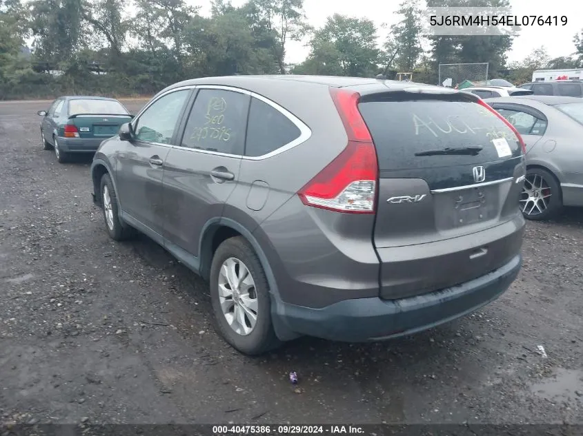 2014 Honda Cr-V Ex VIN: 5J6RM4H54EL076419 Lot: 40475386