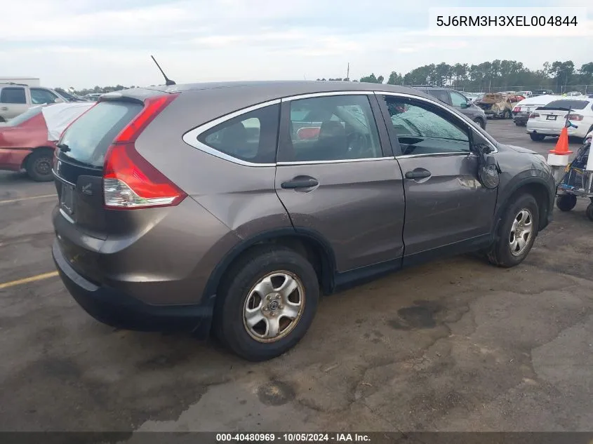 2014 Honda Cr-V Lx VIN: 5J6RM3H3XEL004844 Lot: 40480969