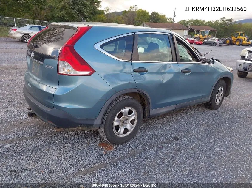 2HKRM4H32EH632560 2014 Honda Cr-V Lx