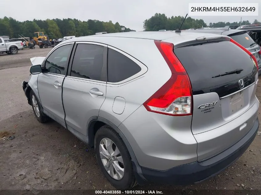 2014 Honda Cr-V Ex VIN: 2HKRM4H55EH632649 Lot: 40483858