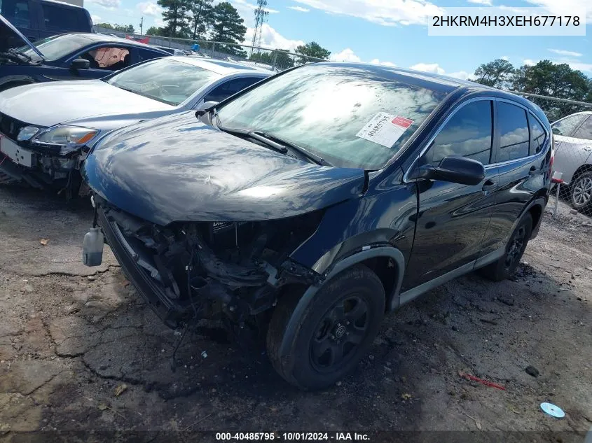 2014 Honda Cr-V Lx VIN: 2HKRM4H3XEH677178 Lot: 40485795