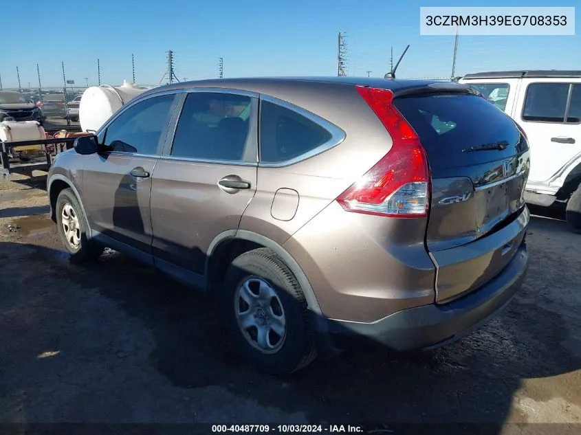 2014 Honda Cr-V Lx VIN: 3CZRM3H39EG708353 Lot: 40487709