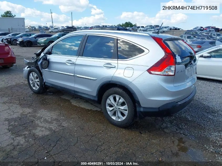 2HKRM4H74EH719508 2014 Honda Cr-V Ex-L