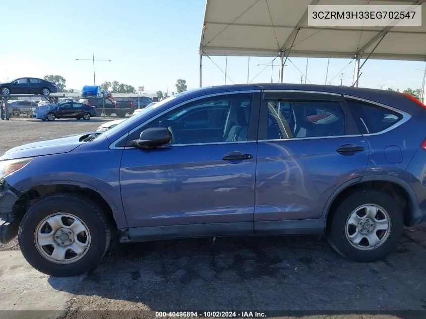 3CZRM3H33EG702547 2014 Honda Cr-V Lx