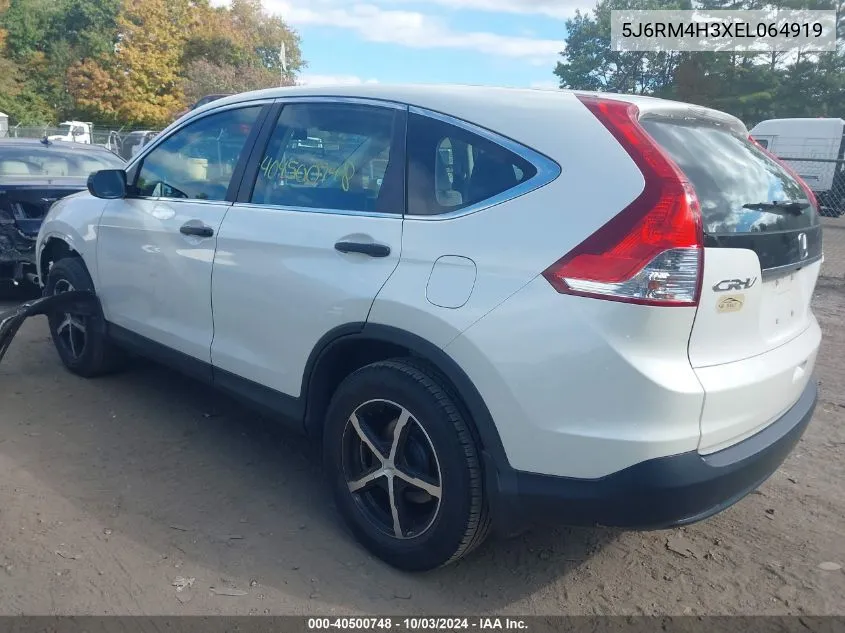 5J6RM4H3XEL064919 2014 Honda Cr-V Lx