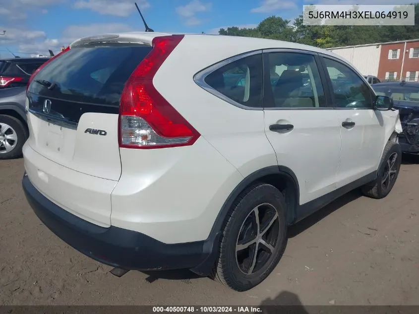 5J6RM4H3XEL064919 2014 Honda Cr-V Lx