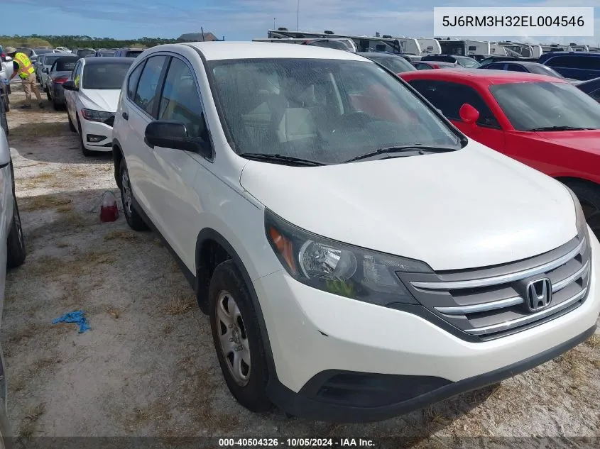 5J6RM3H32EL004546 2014 Honda Cr-V Lx