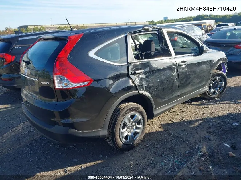 2HKRM4H34EH710420 2014 Honda Cr-V Lx