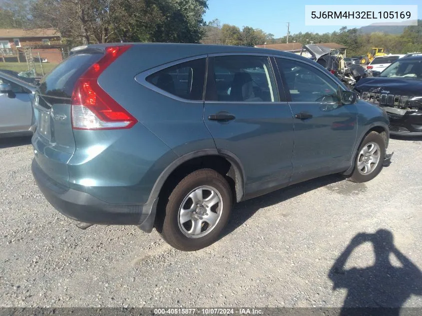 2014 Honda Cr-V Lx VIN: 5J6RM4H32EL105169 Lot: 40515877