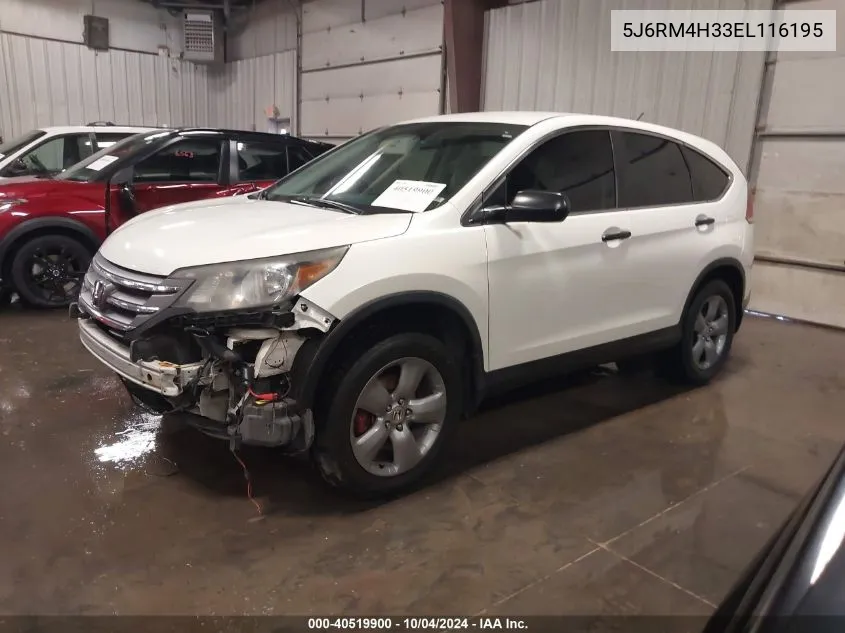 5J6RM4H33EL116195 2014 Honda Cr-V Lx