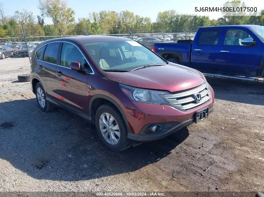 5J6RM4H50EL017500 2014 Honda Cr-V Ex