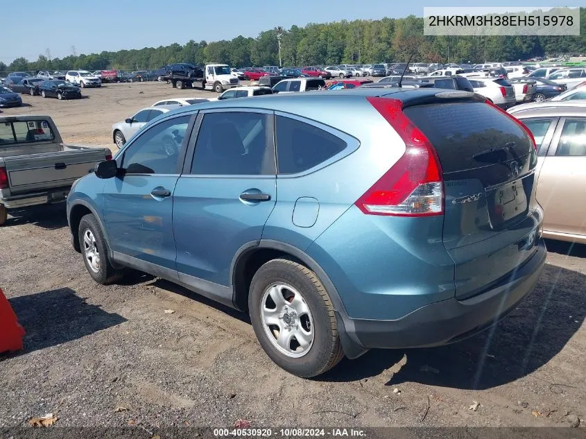 2HKRM3H38EH515978 2014 Honda Cr-V Lx