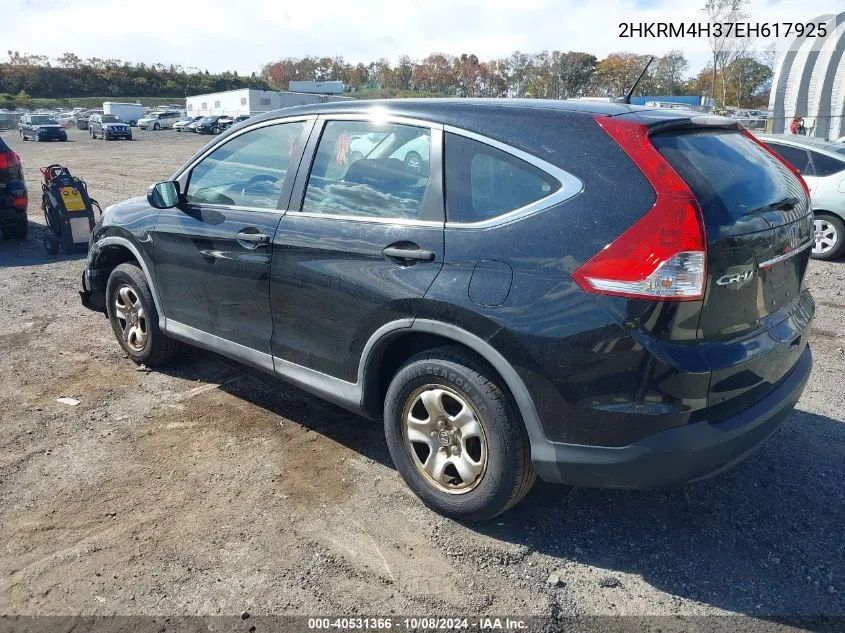 2014 Honda Cr-V Lx VIN: 2HKRM4H37EH617925 Lot: 40531366