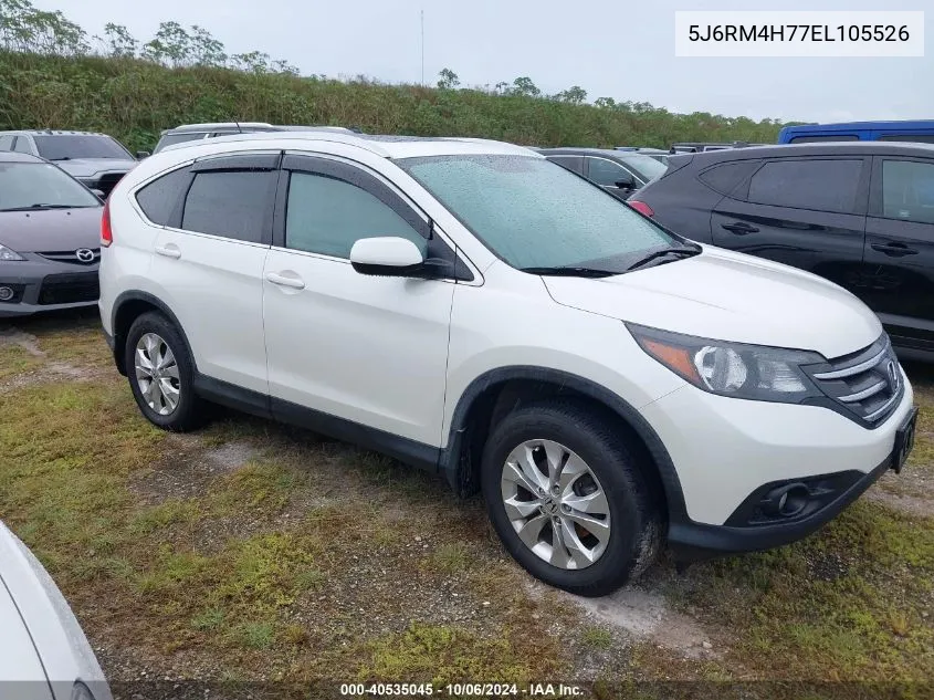 2014 Honda Cr-V Exl VIN: 5J6RM4H77EL105526 Lot: 40535045