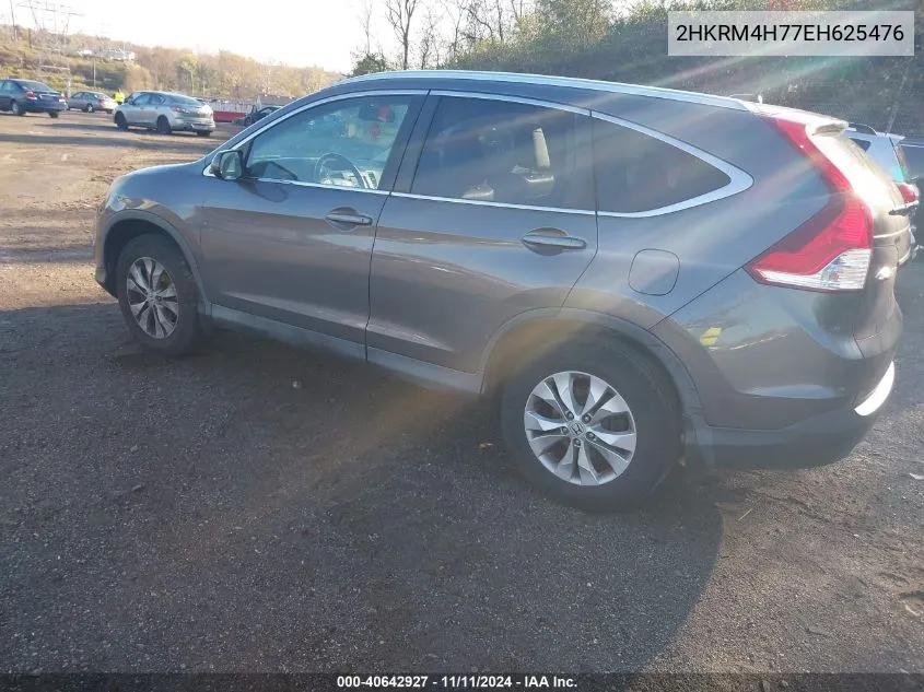 2014 Honda Cr-V Ex-L VIN: 2HKRM4H77EH625476 Lot: 40642927