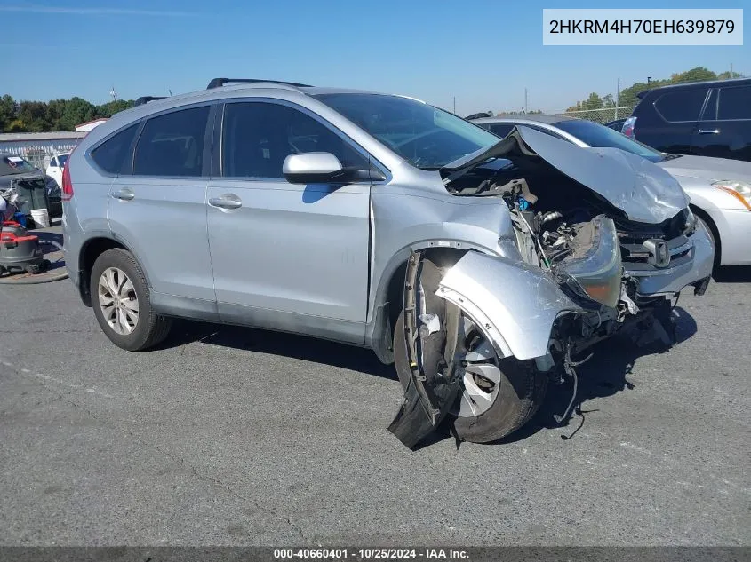 2014 Honda Cr-V Ex-L VIN: 2HKRM4H70EH639879 Lot: 40660401