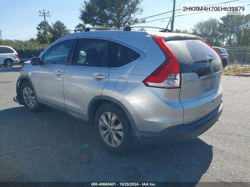 2014 Honda Cr-V Ex-L VIN: 2HKRM4H70EH639879 Lot: 40660401