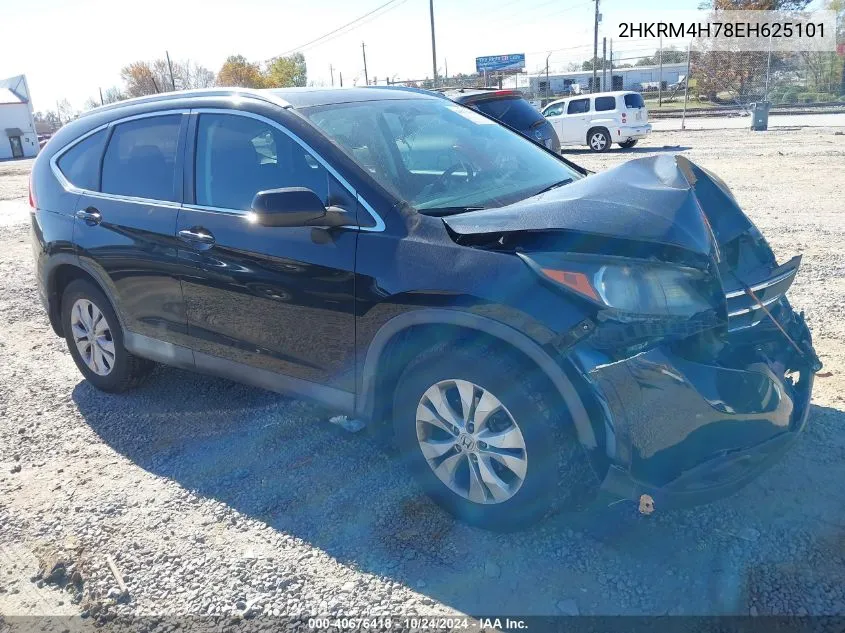 2HKRM4H78EH625101 2014 Honda Cr-V Ex-L