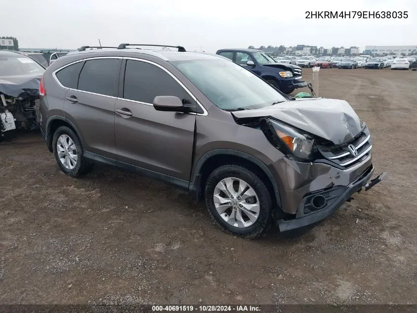 2014 Honda Cr-V Ex-L VIN: 2HKRM4H79EH638035 Lot: 40856724