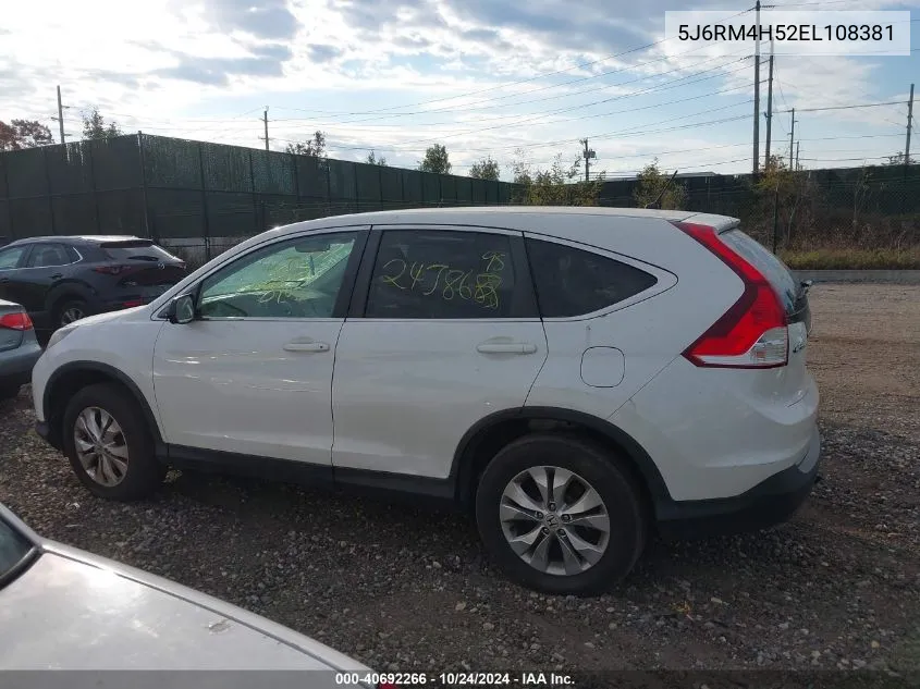 5J6RM4H52EL108381 2014 Honda Cr-V Ex