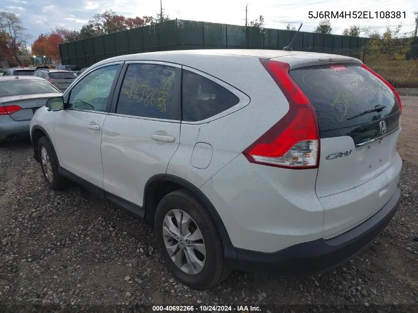 5J6RM4H52EL108381 2014 Honda Cr-V Ex