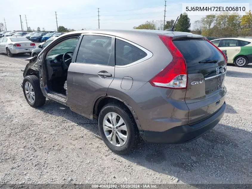 2014 Honda Cr-V Ex-L VIN: 5J6RM4H72EL006810 Lot: 40692382