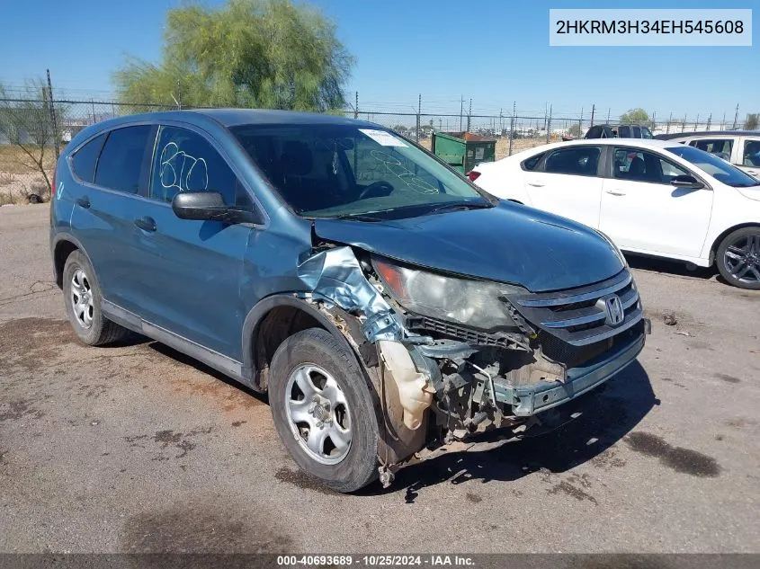 2014 Honda Cr-V Lx VIN: 2HKRM3H34EH545608 Lot: 40693689