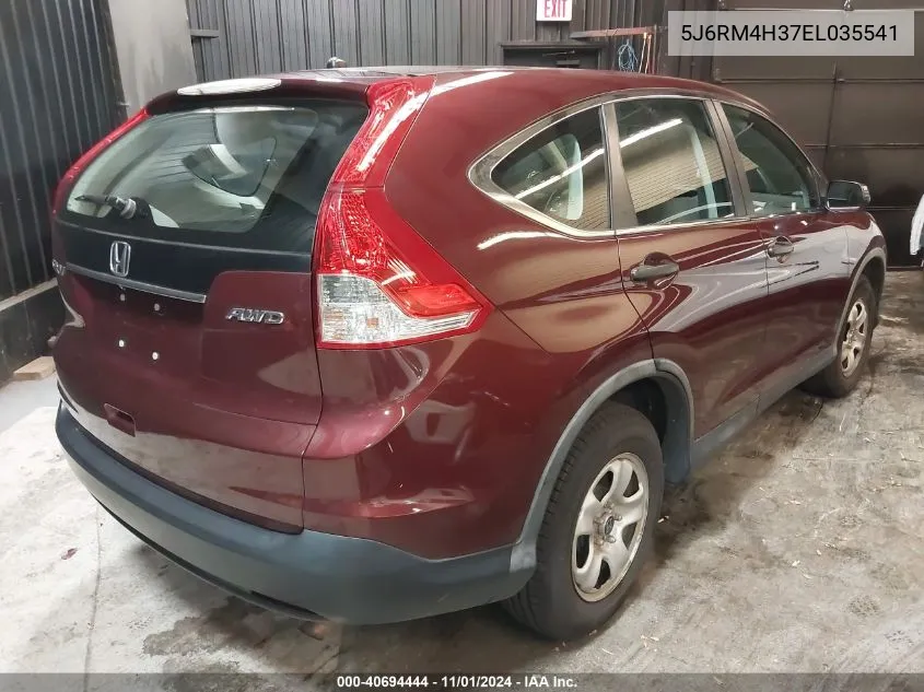 2014 Honda Cr-V Lx VIN: 5J6RM4H37EL035541 Lot: 40694444