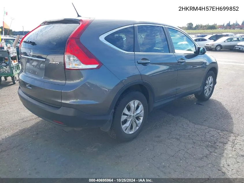 2HKRM4H57EH699852 2014 Honda Cr-V Ex