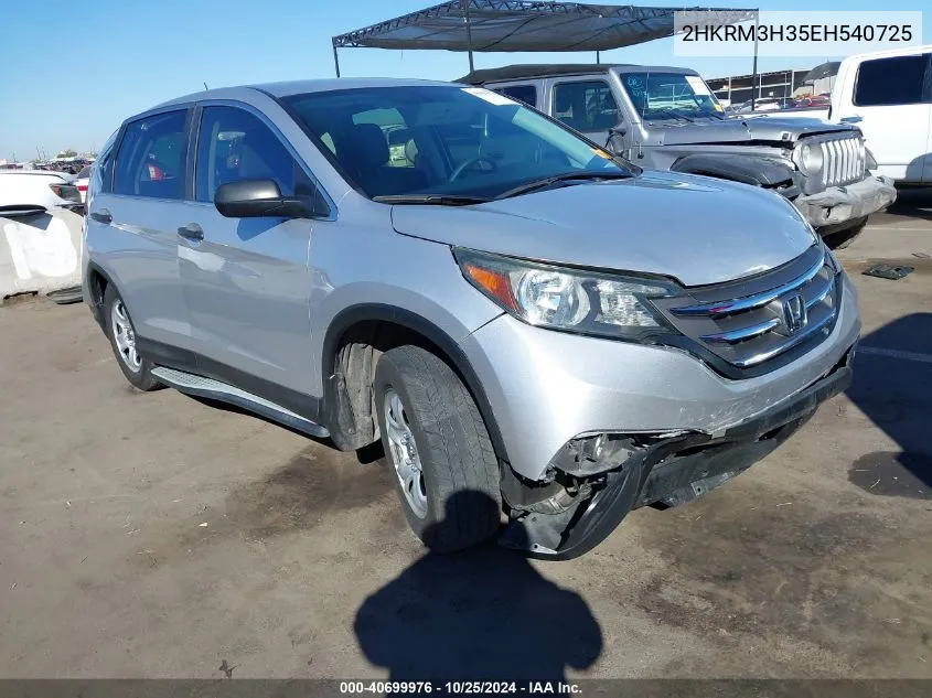 2HKRM3H35EH540725 2014 Honda Cr-V Lx