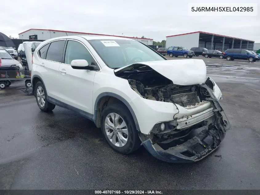 2014 Honda Cr-V Ex VIN: 5J6RM4H5XEL042985 Lot: 40707165