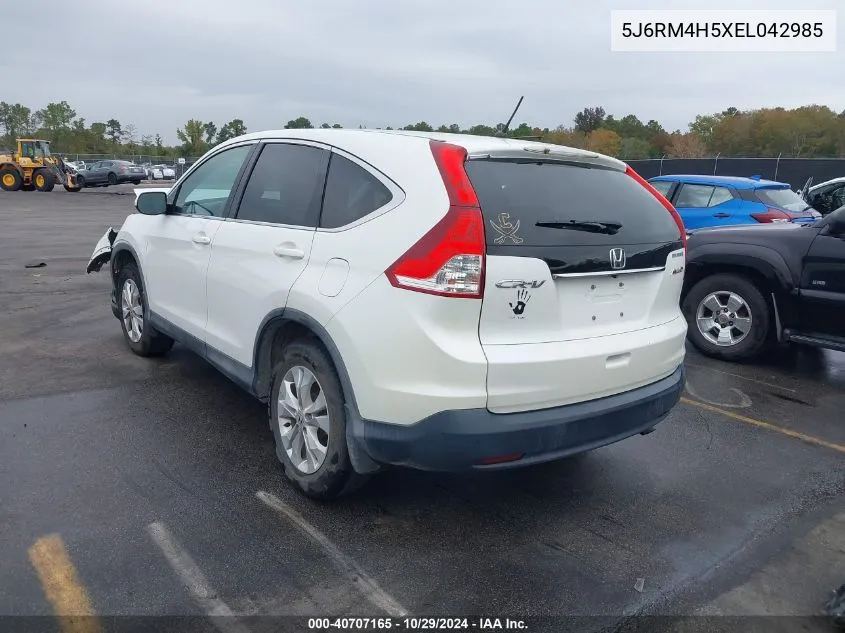 2014 Honda Cr-V Ex VIN: 5J6RM4H5XEL042985 Lot: 40707165