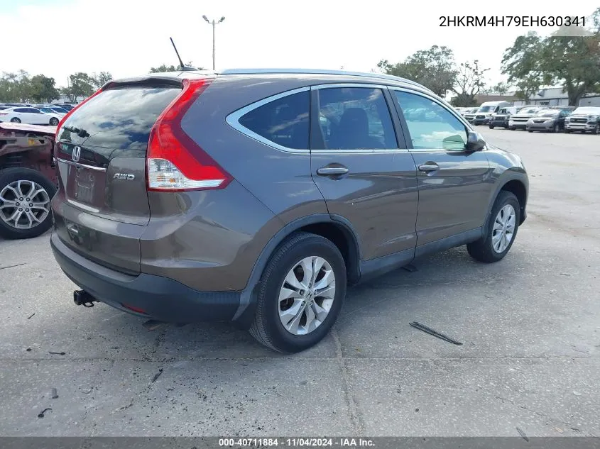 2014 Honda Cr-V Ex-L VIN: 2HKRM4H79EH630341 Lot: 40711884