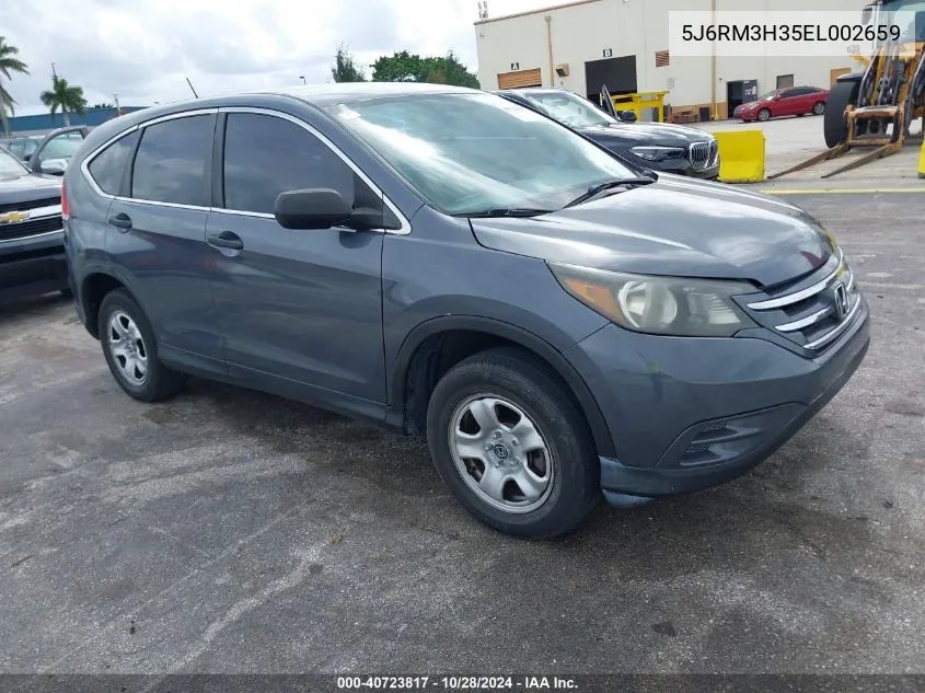 2014 Honda Cr-V Lx VIN: 5J6RM3H35EL002659 Lot: 40723817