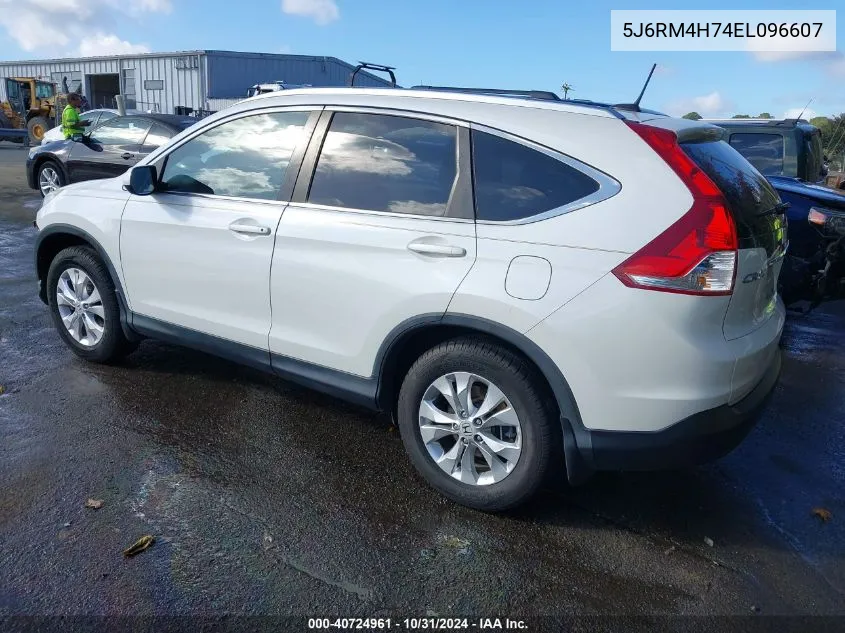 2014 Honda Cr-V Ex-L VIN: 5J6RM4H74EL096607 Lot: 40724961