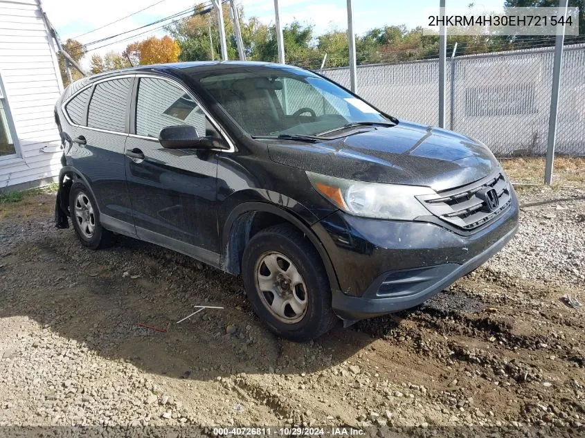 2014 Honda Cr-V Lx VIN: 2HKRM4H30EH721544 Lot: 40726811