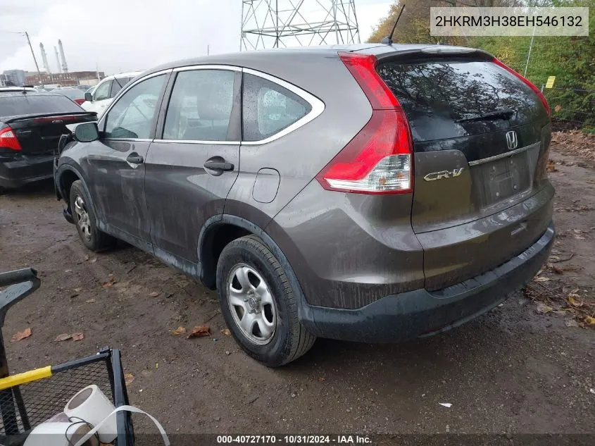 2014 Honda Cr-V Lx VIN: 2HKRM3H38EH546132 Lot: 40727170