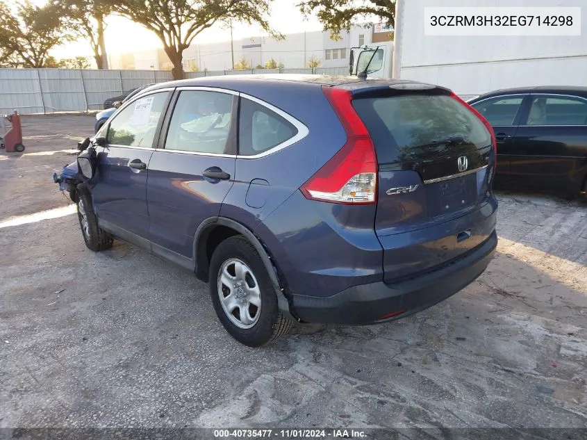 3CZRM3H32EG714298 2014 Honda Cr-V Lx