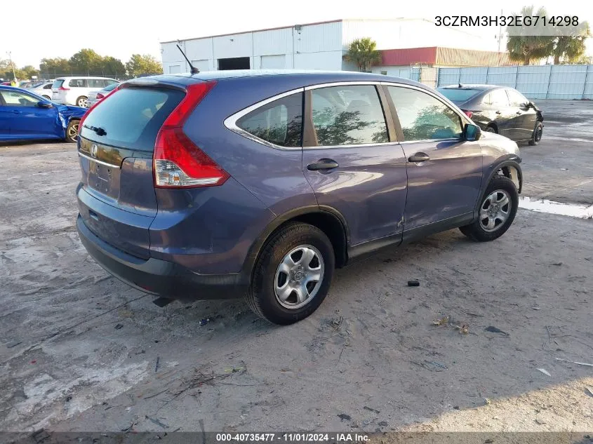 3CZRM3H32EG714298 2014 Honda Cr-V Lx