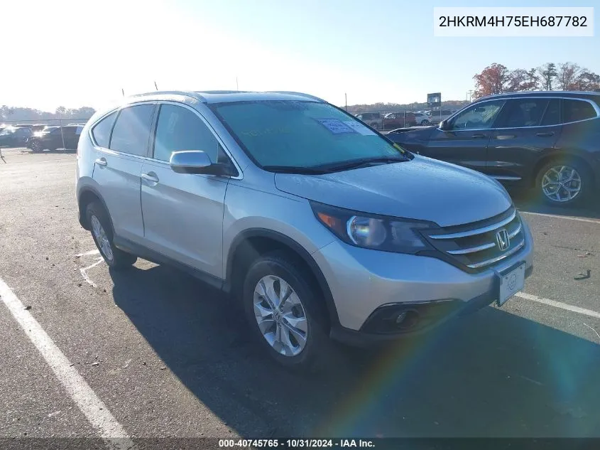 2014 Honda Cr-V Ex-L VIN: 2HKRM4H75EH687782 Lot: 40745765