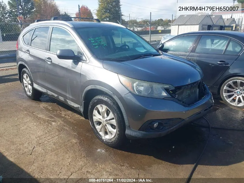 2014 Honda Cr-V Ex-L VIN: 2HKRM4H79EH650007 Lot: 40751264