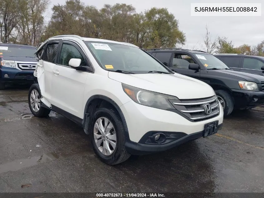 2014 Honda Cr-V Ex VIN: 5J6RM4H55EL008842 Lot: 40752673