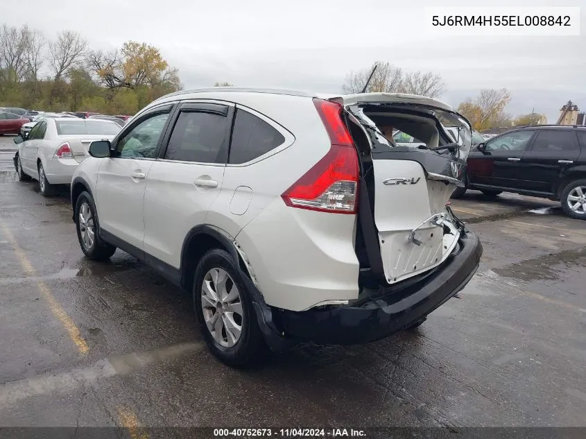 2014 Honda Cr-V Ex VIN: 5J6RM4H55EL008842 Lot: 40752673