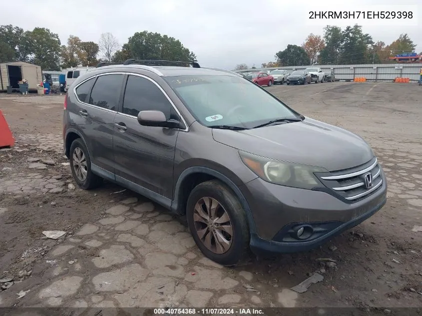 2014 Honda Cr-V Ex-L VIN: 2HKRM3H71EH529398 Lot: 40754368